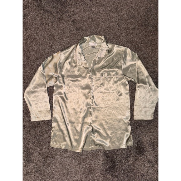 Morgan Taylor Other - Morgan Taylor Intimates Green Long Sleeve Sleep Shirt/Pajama Top‎